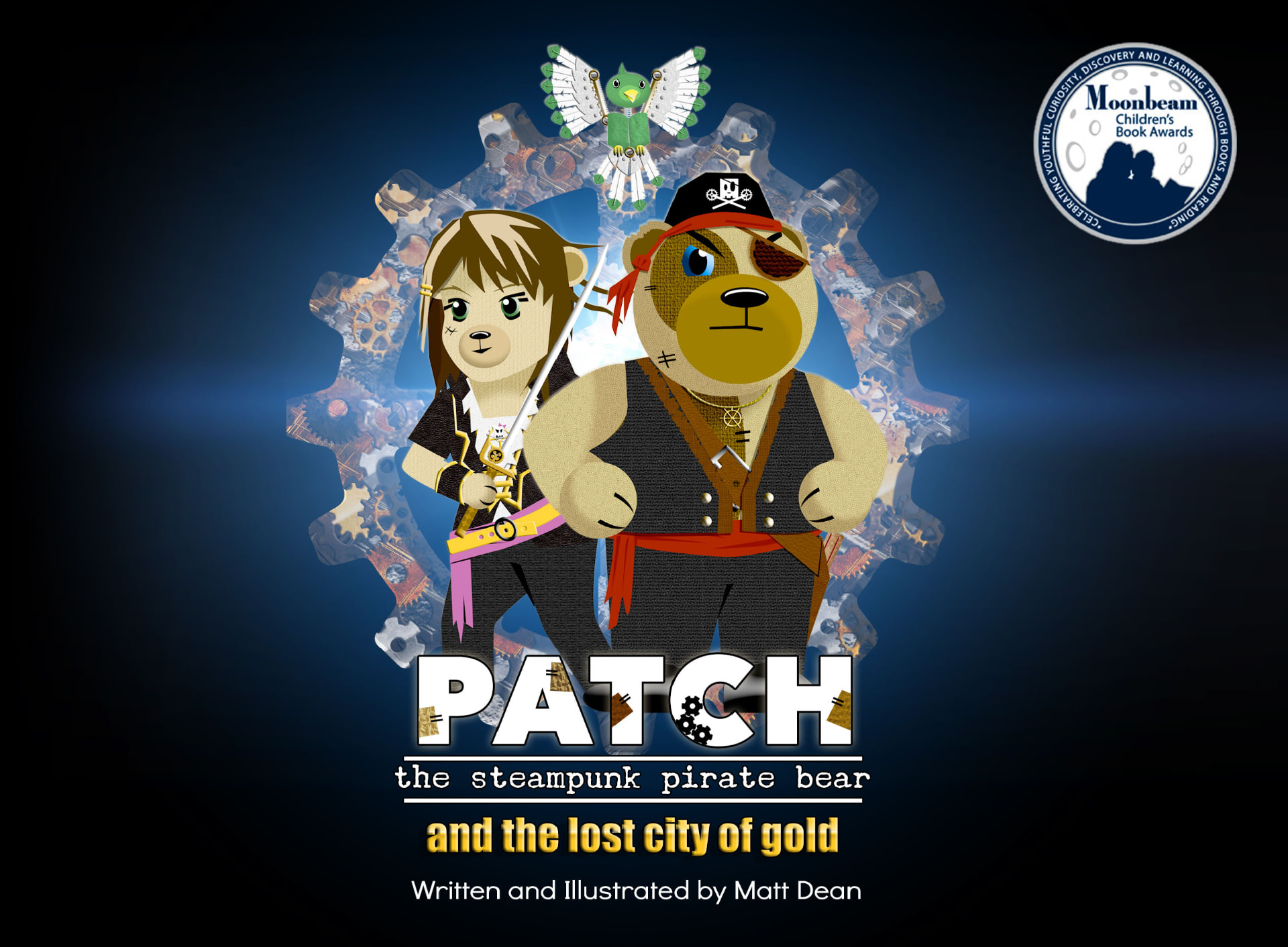 Cover of Patch the Steampunk Pirate Bear and the Lost City of Gold